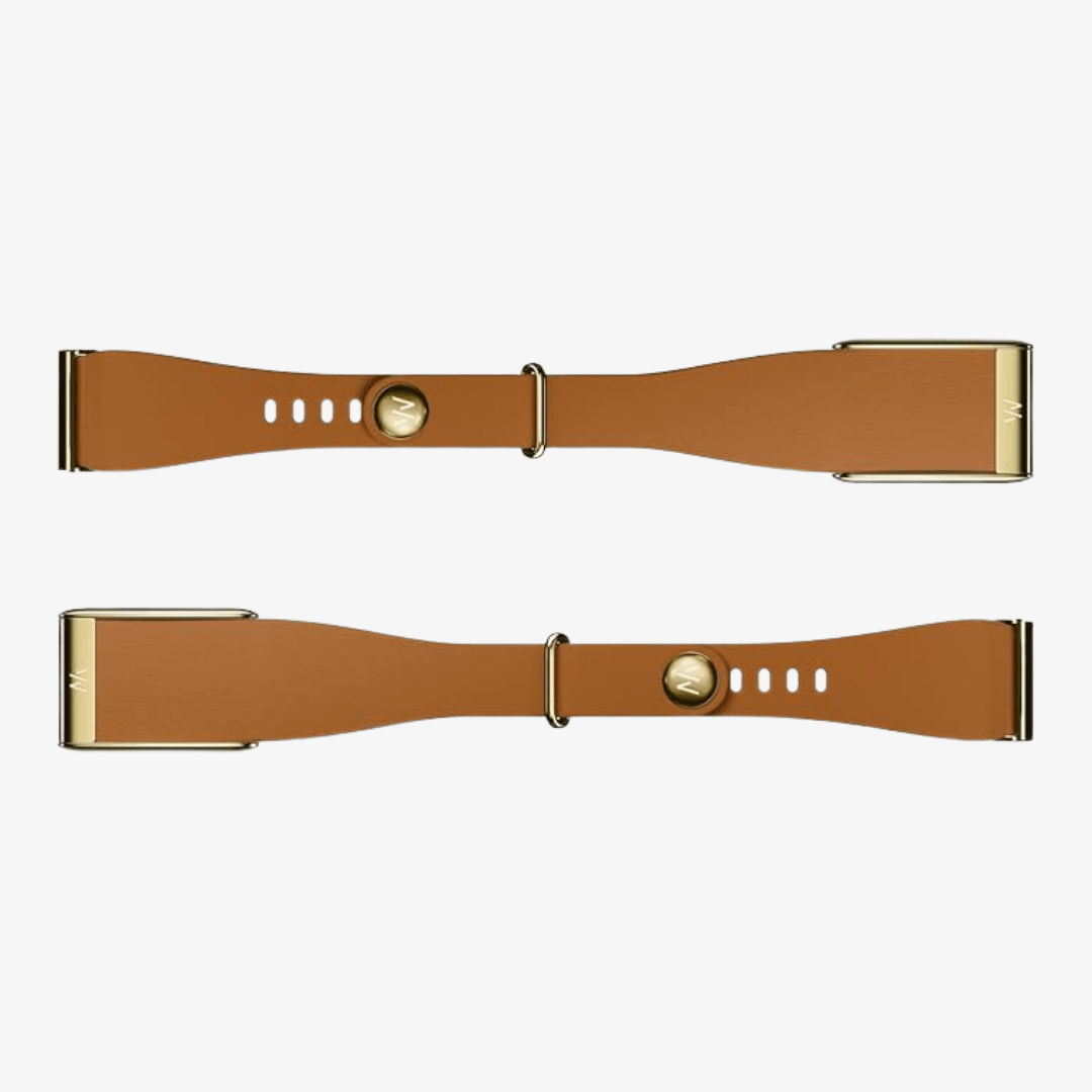 WHOOP LeatherLuxe Band – Compatible with 5.0, One, & Peak – Genuine Italian Leather Accessory – Not Compatible with Gen 4