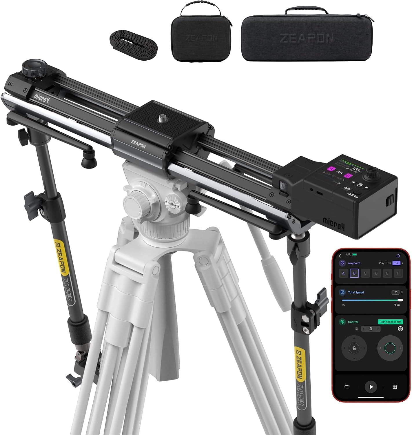 Zeapon Micro4 E700 Double Distance Motorized Camera Slider — view 1