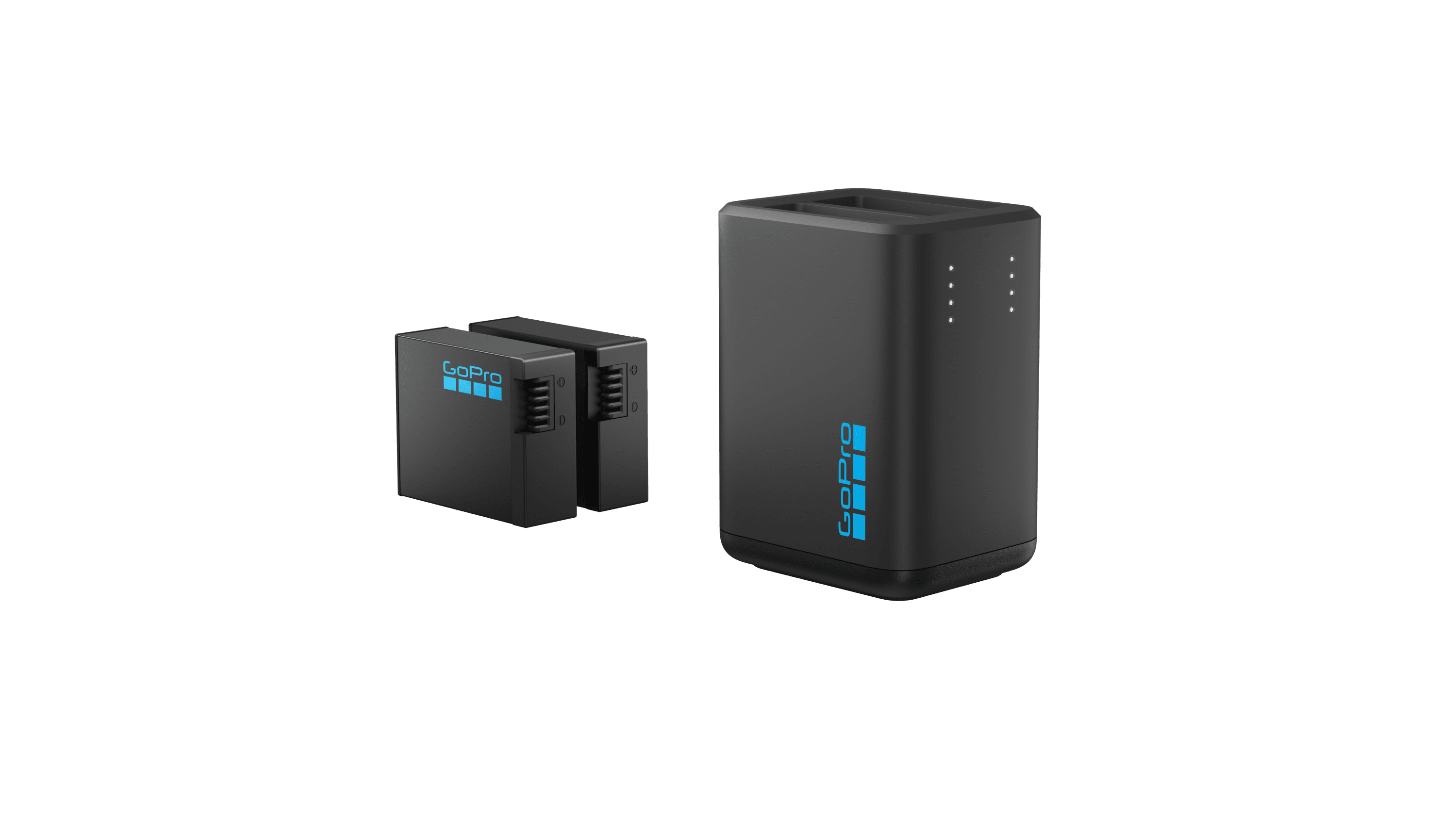 GoPro Dual Charger + 2 Enduro Batteries (HERO13 Black) - Official GoPro Accessory