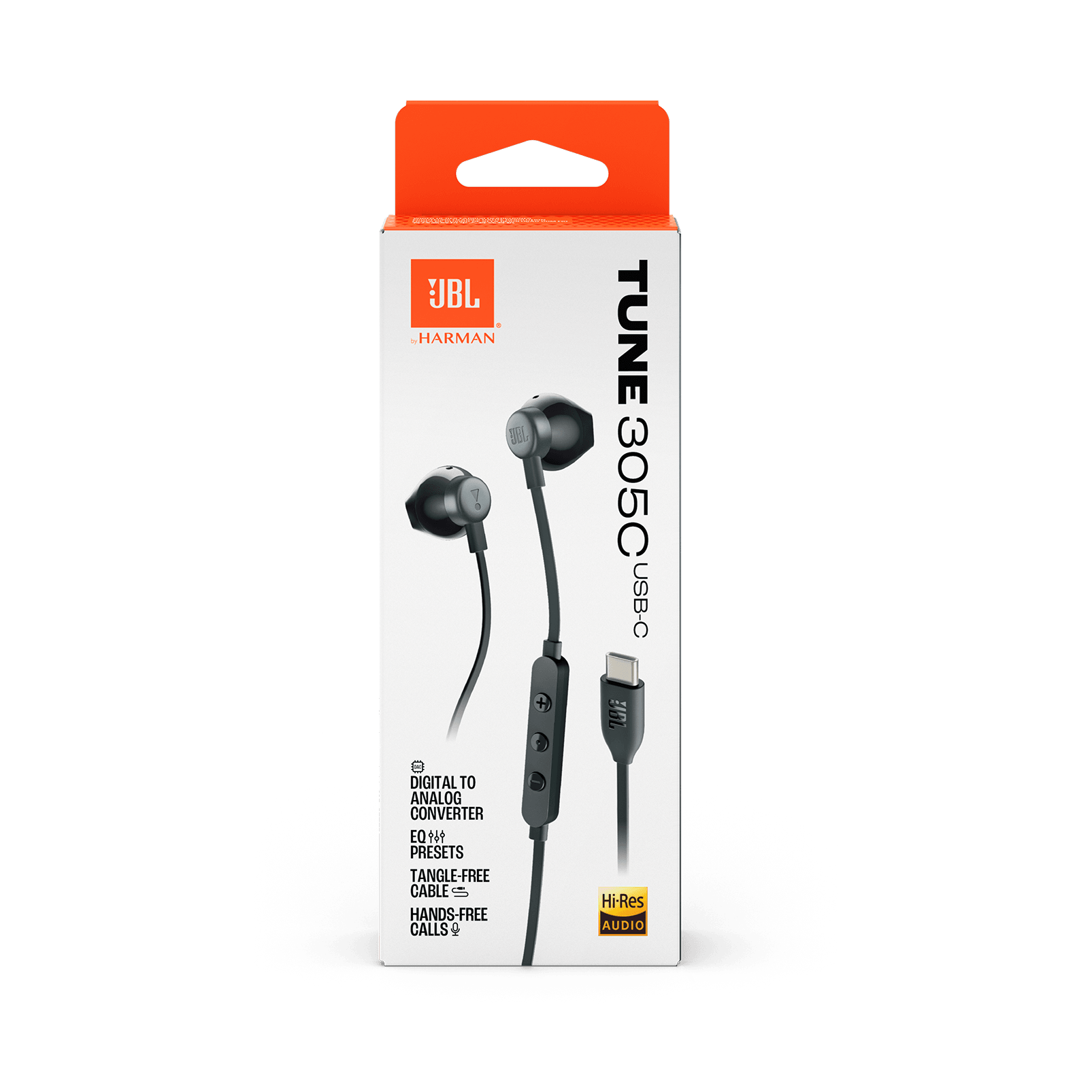 JBL Tune 305C USB-C Wired Earphones