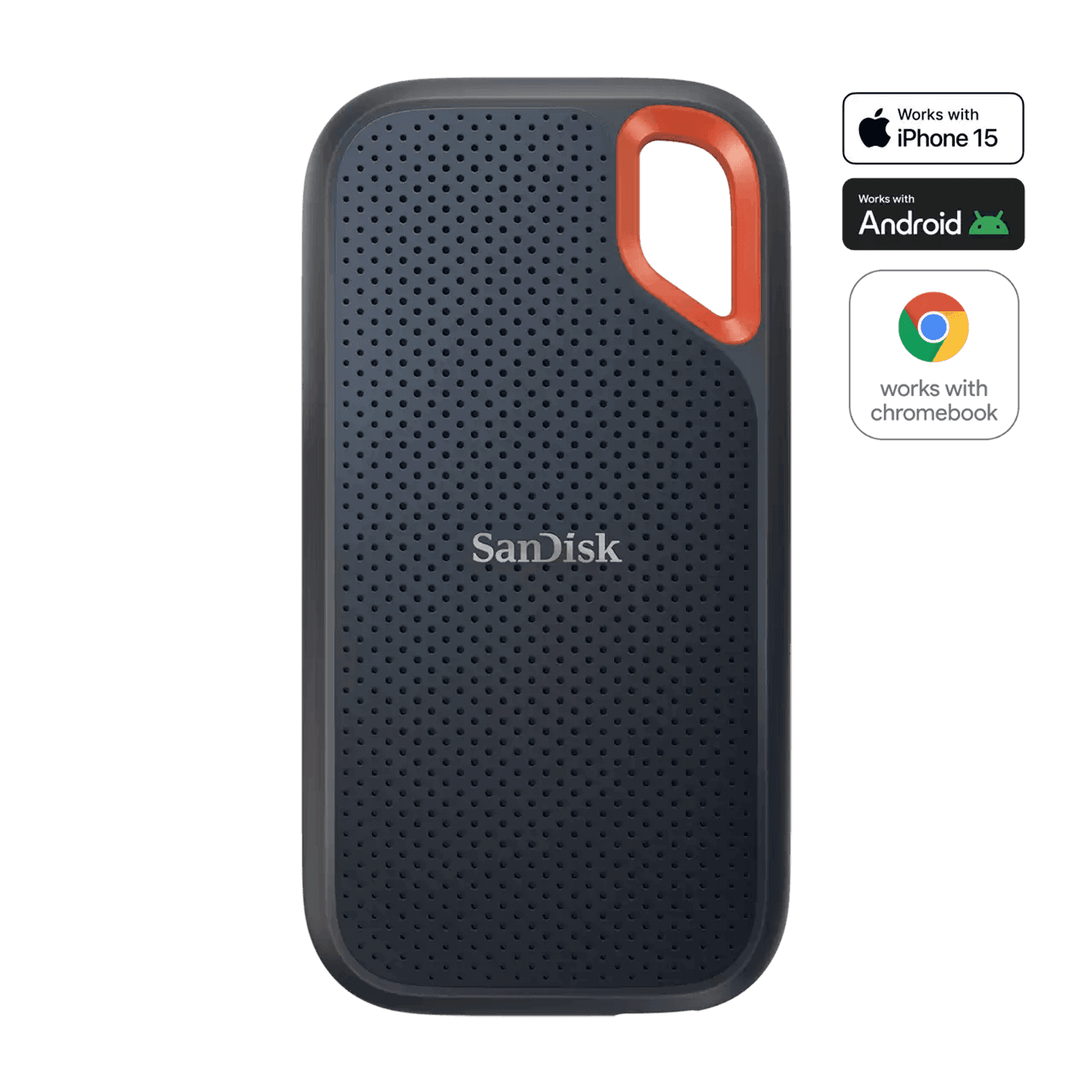 SanDisk 1TB Extreme Portable SSD — USB-C 3.2 Gen 2, 1050MB/s — view 1