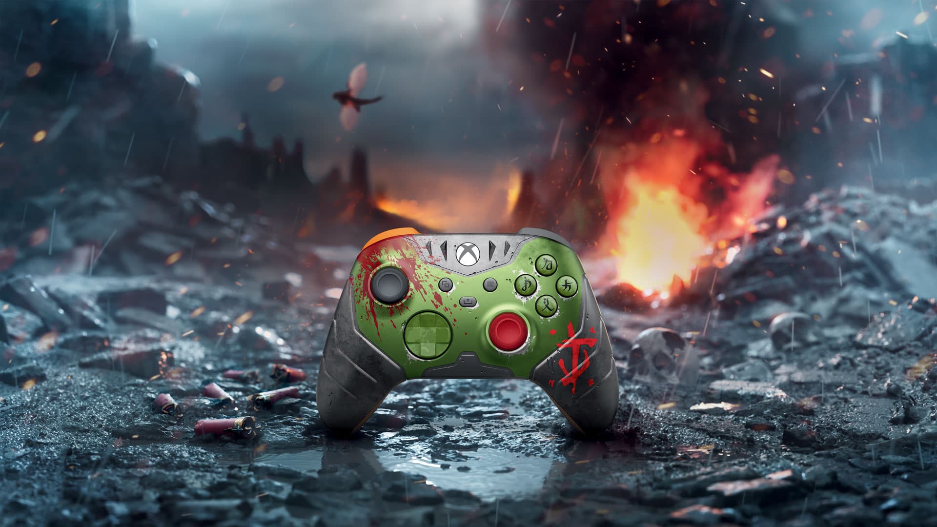 Xbox Wireless Controller — DOOM: The Dark Ages Limited Edition — view 1